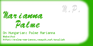 marianna palme business card